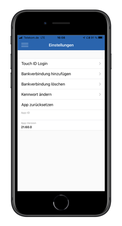 Anleitung Wechsel VR SecureGo plus App Grafik: Version Ihrer TAN-App VR-SecureGo prüfen