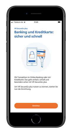 Anleitung Wechsel VR SecureGo plus App Grafik: VR SecureGo plus App einrichten
